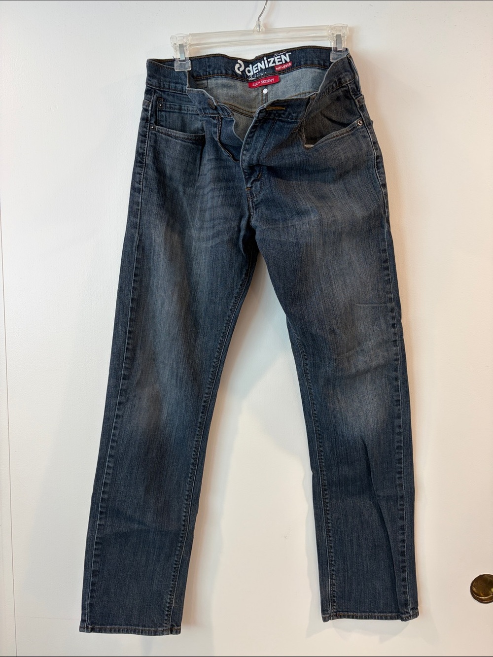 Denizen from Levi's Men's Medium Dark Blue Straight Jeans